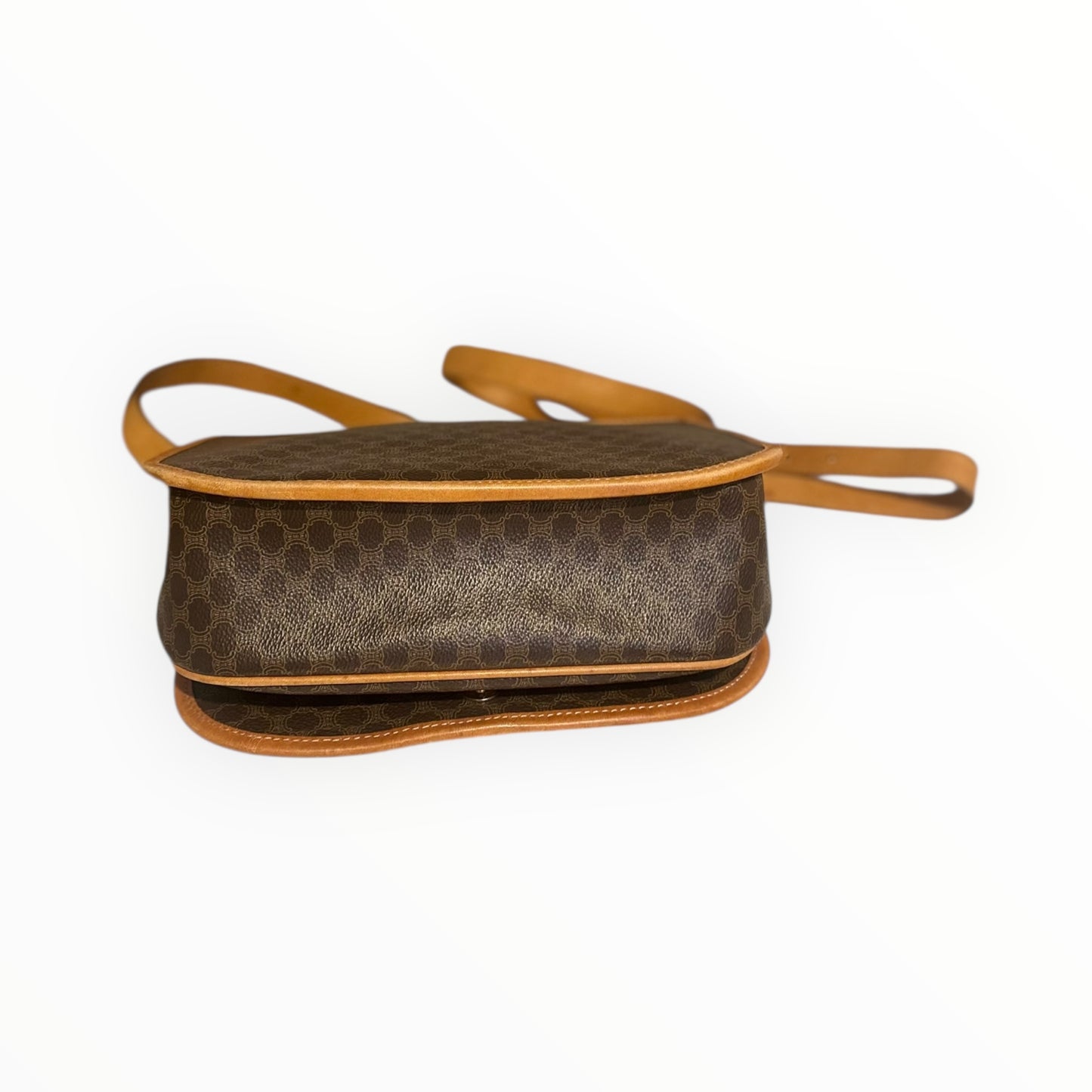 Celine Macadam Buckle Crossbody Bag - W26cm x H22cm x D8cm
