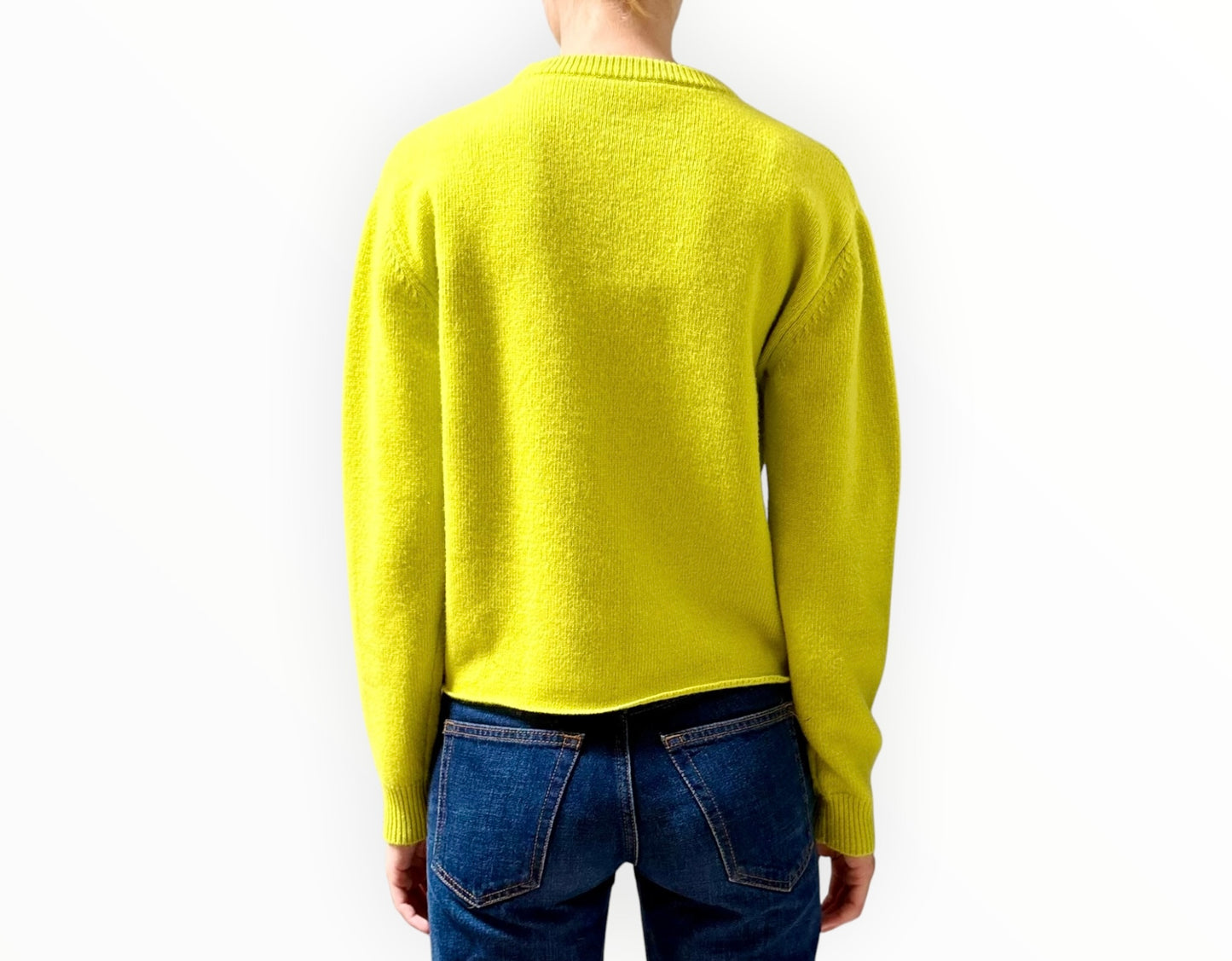 Jac + Jack Merino Wool Knit - Lime - Size 8