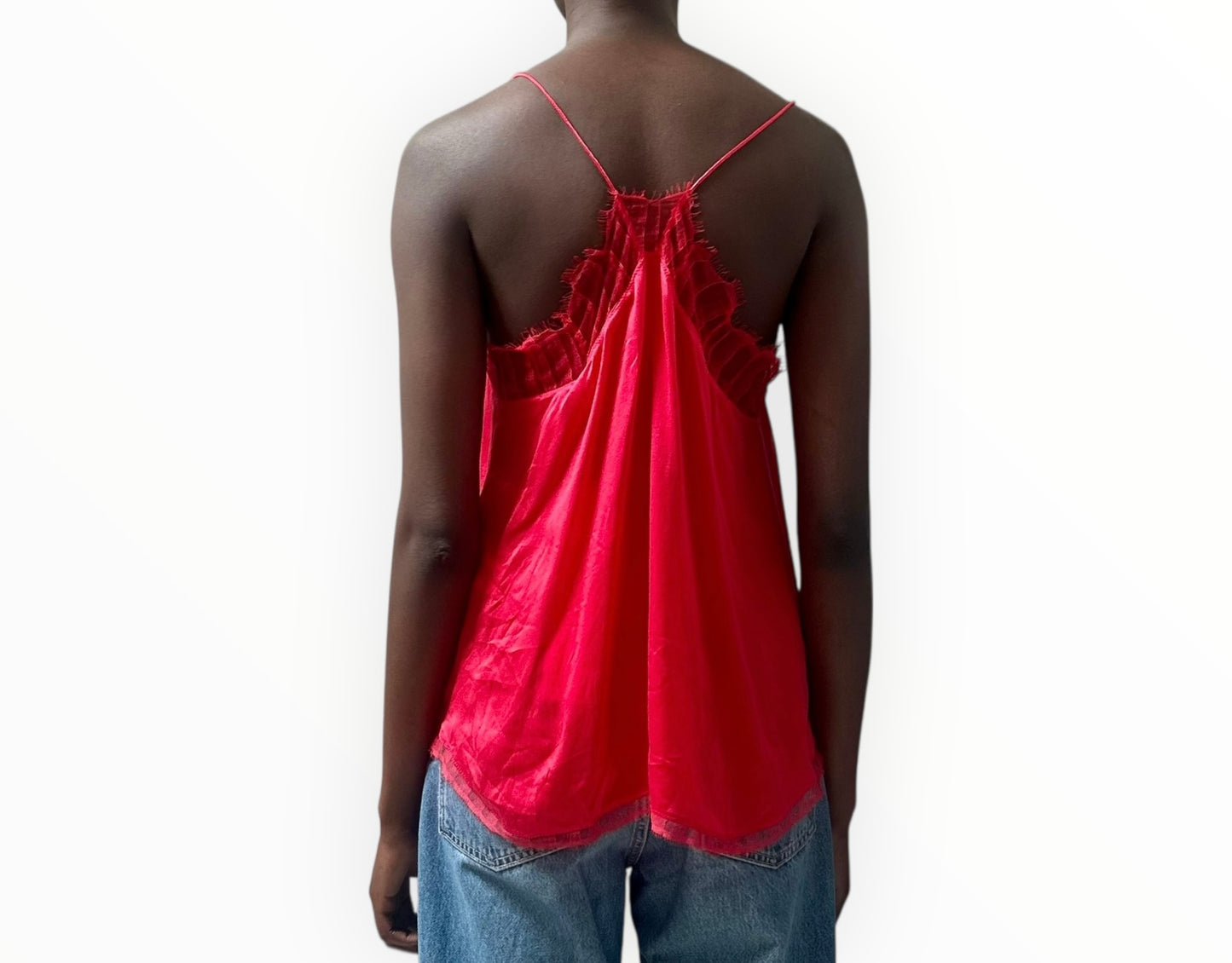 Iro Lace Cami - Red - Size 40