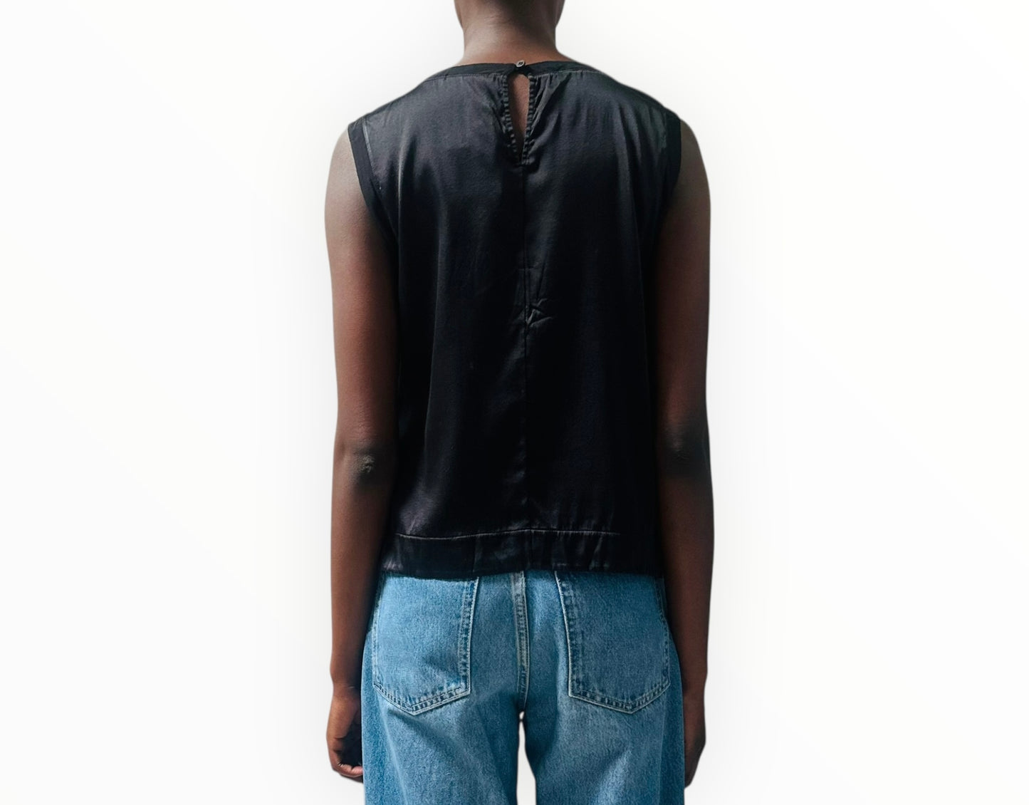 Transit Silk Tank - Black - Size 2