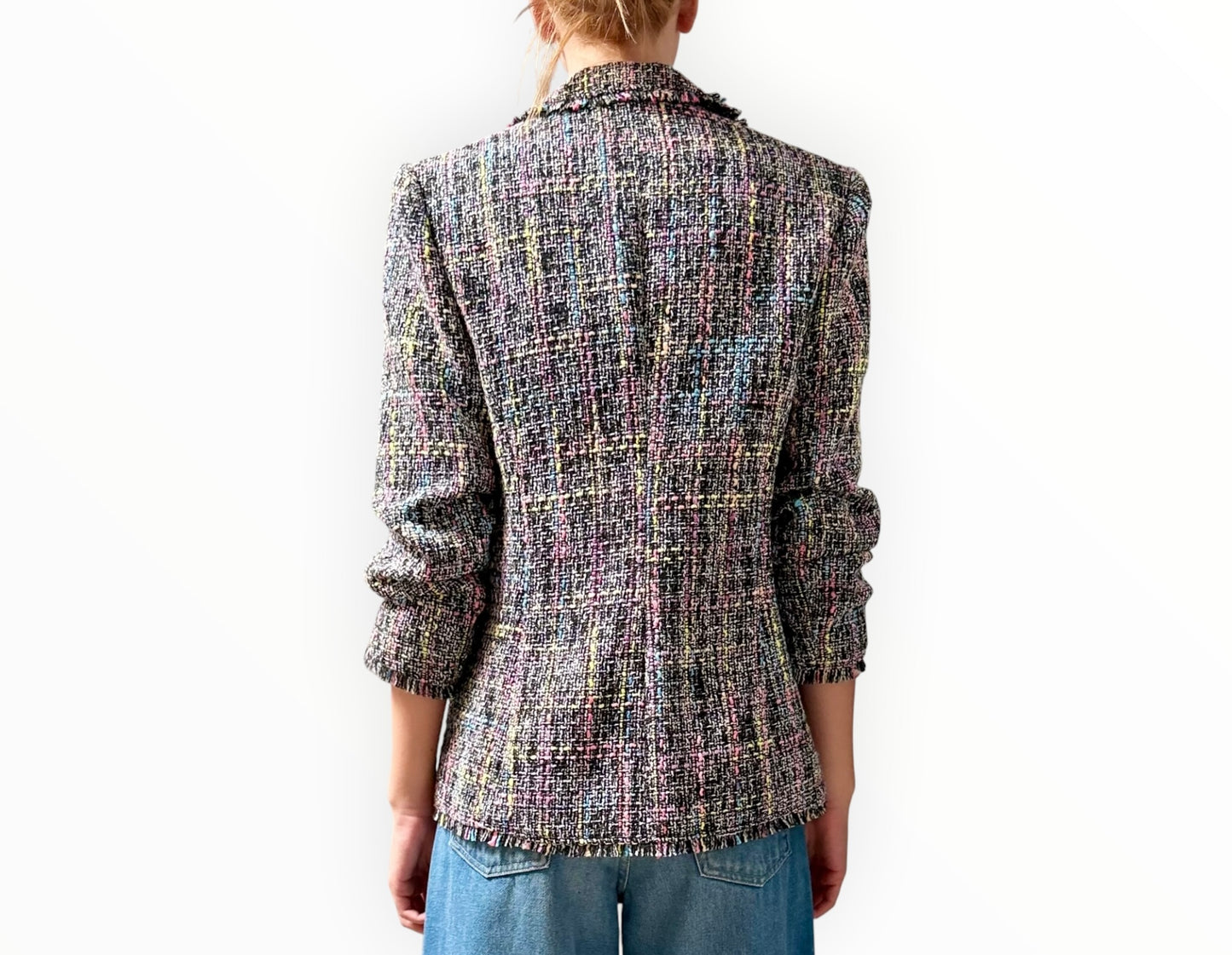 Cinq A Sept Khloe Jacket - Tweed Multi - Size AU12