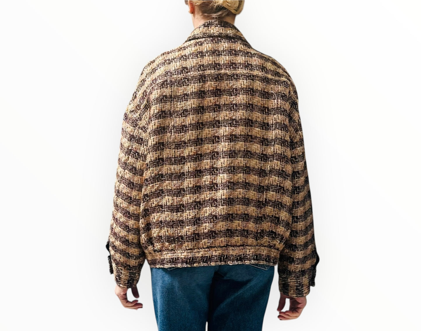 Iro Siema Metallic Shirt Jacket - Multi - Size 36