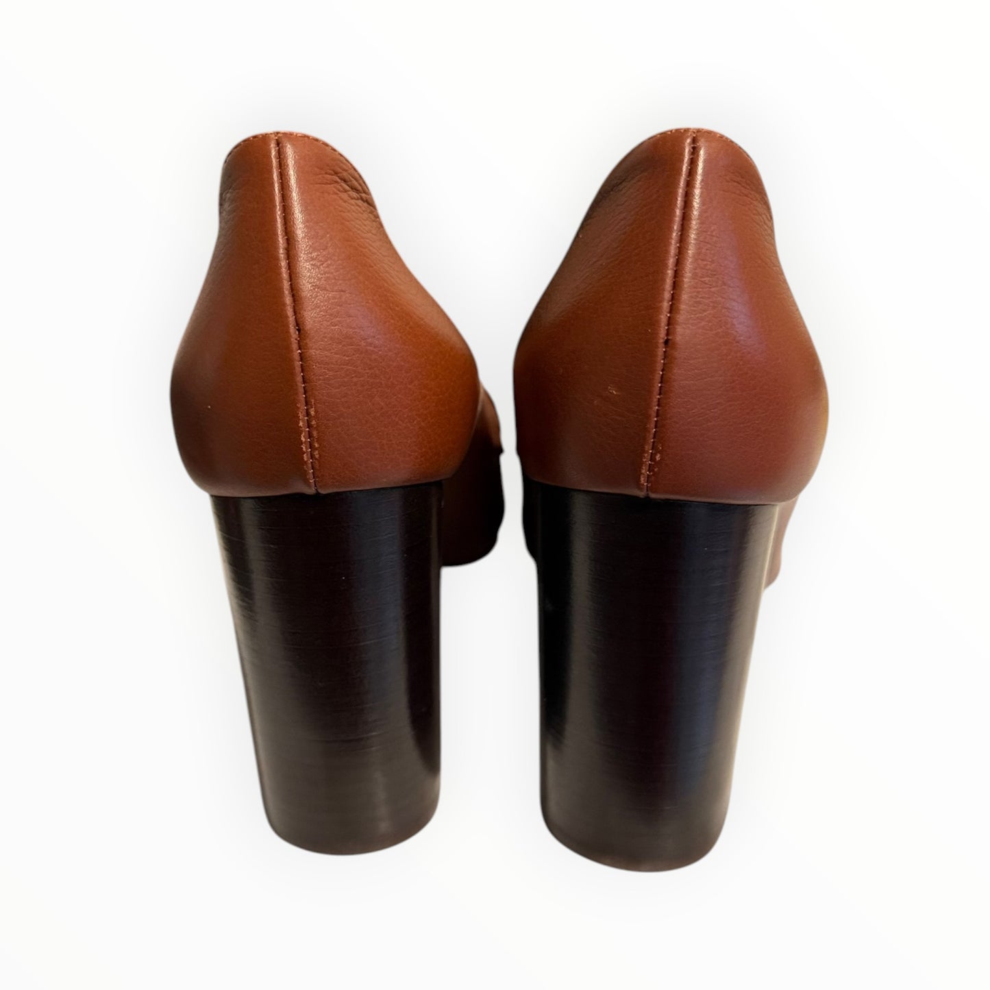 Scanlan Theodore Kiltie Block heel Pumps - Tan - Size 41