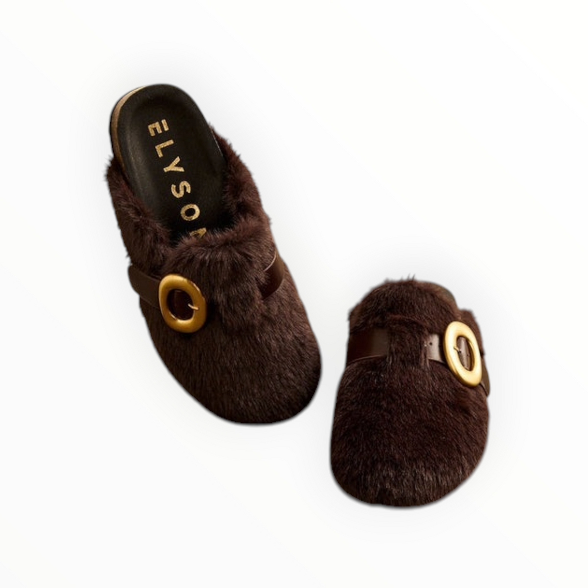 Elyson Kobie Slides - Chocolate - Size 38