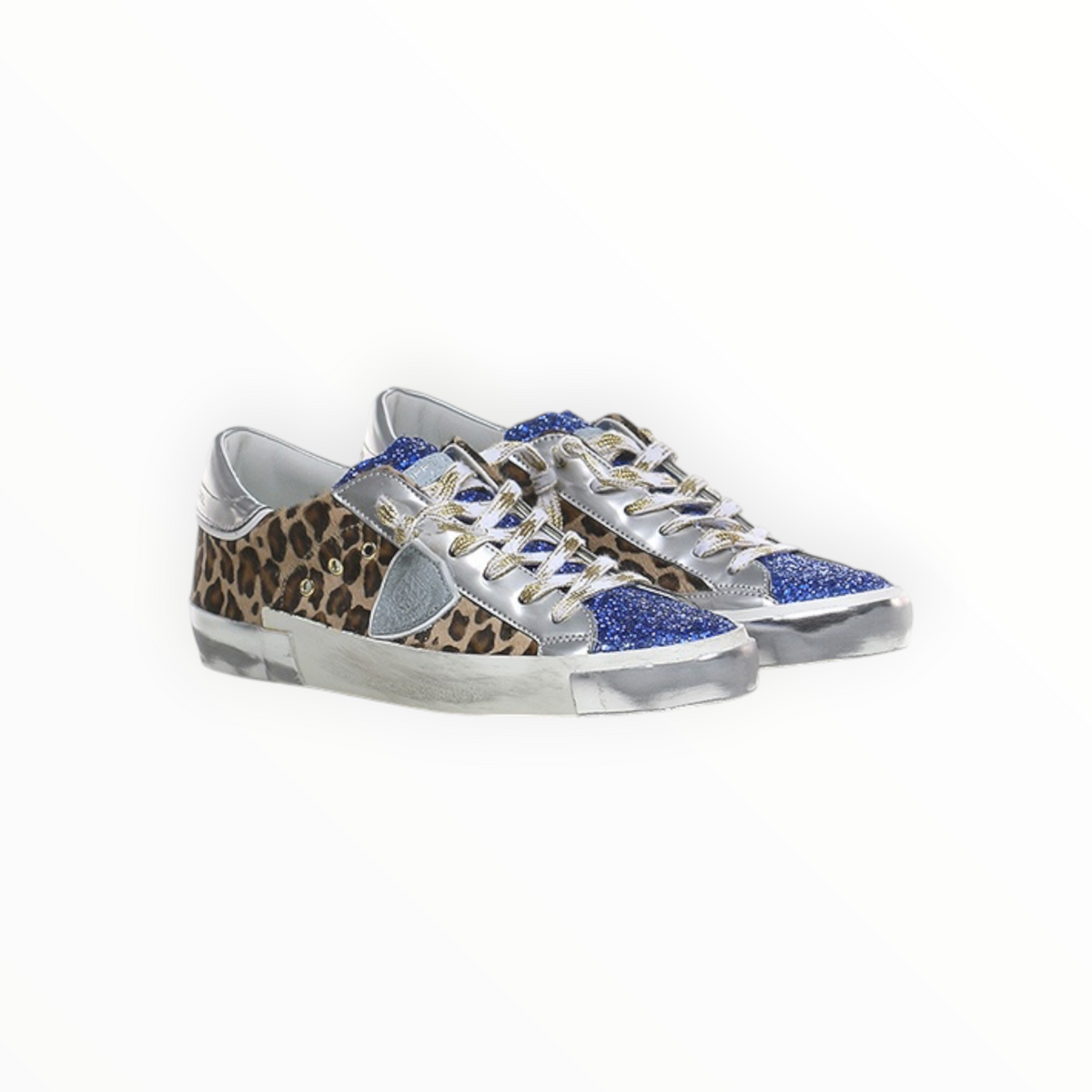 Philippe Model Paris Contrasting Sneakers - Animal Print - Size 40