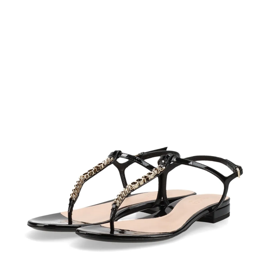 Gucci Signoria Thong Sandals - Black - Size 37