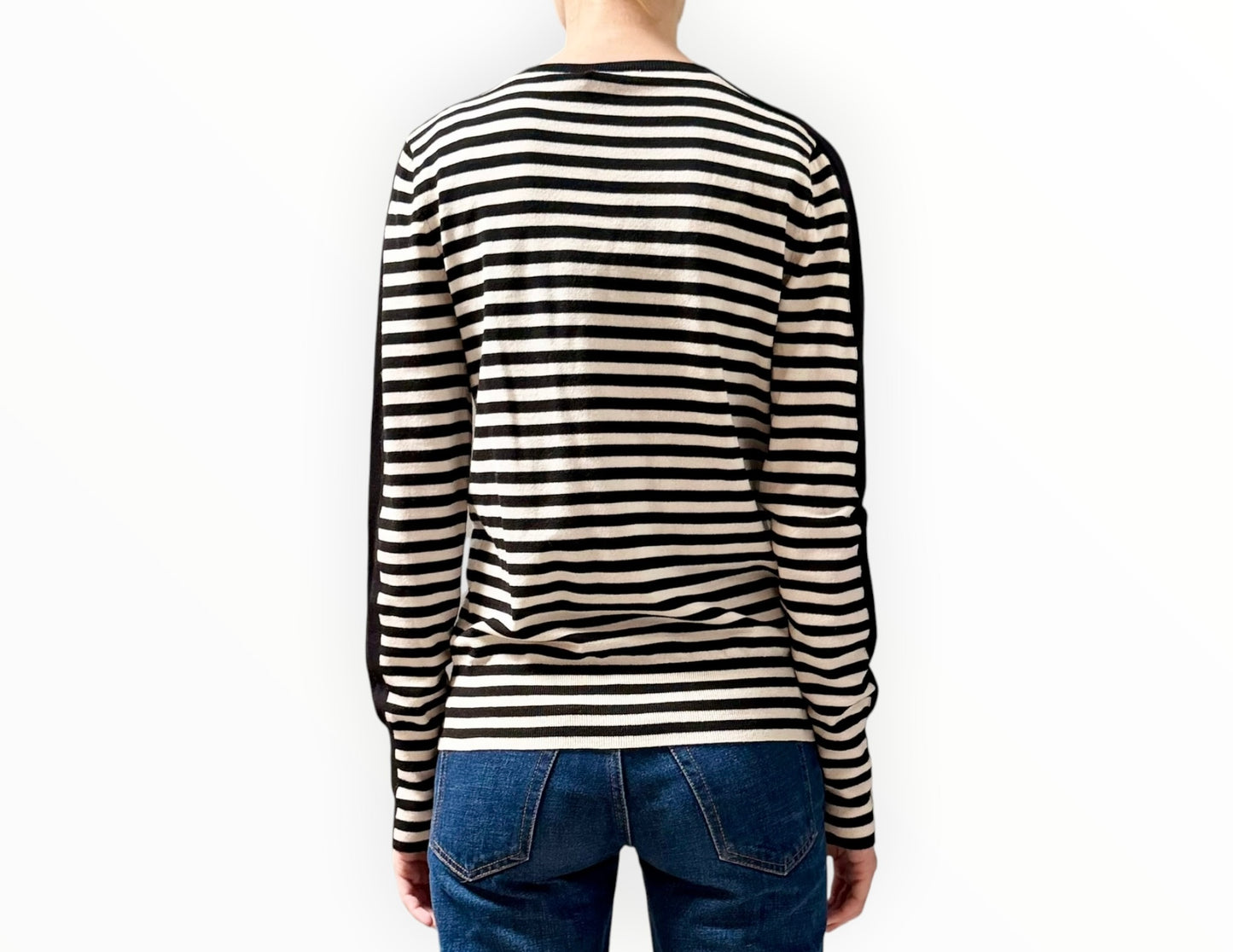 A.L.C Sabi Sweater - Black/White - Size M