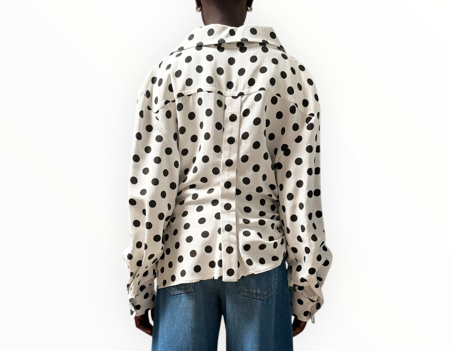 Jacquemus L'amour D'un Gitan Blouse - White/Black - Size 42