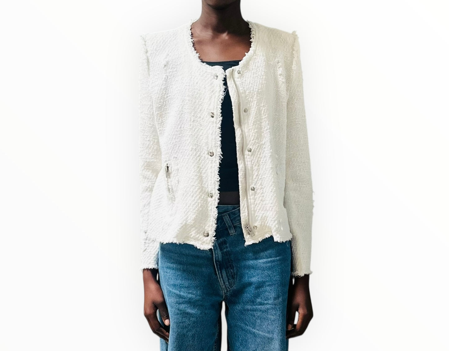 Iro Agnette Jacket - White - Size 42