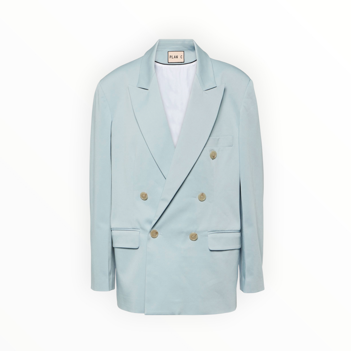 Plan C Oversized Blazer - Hydrangea - Size 42