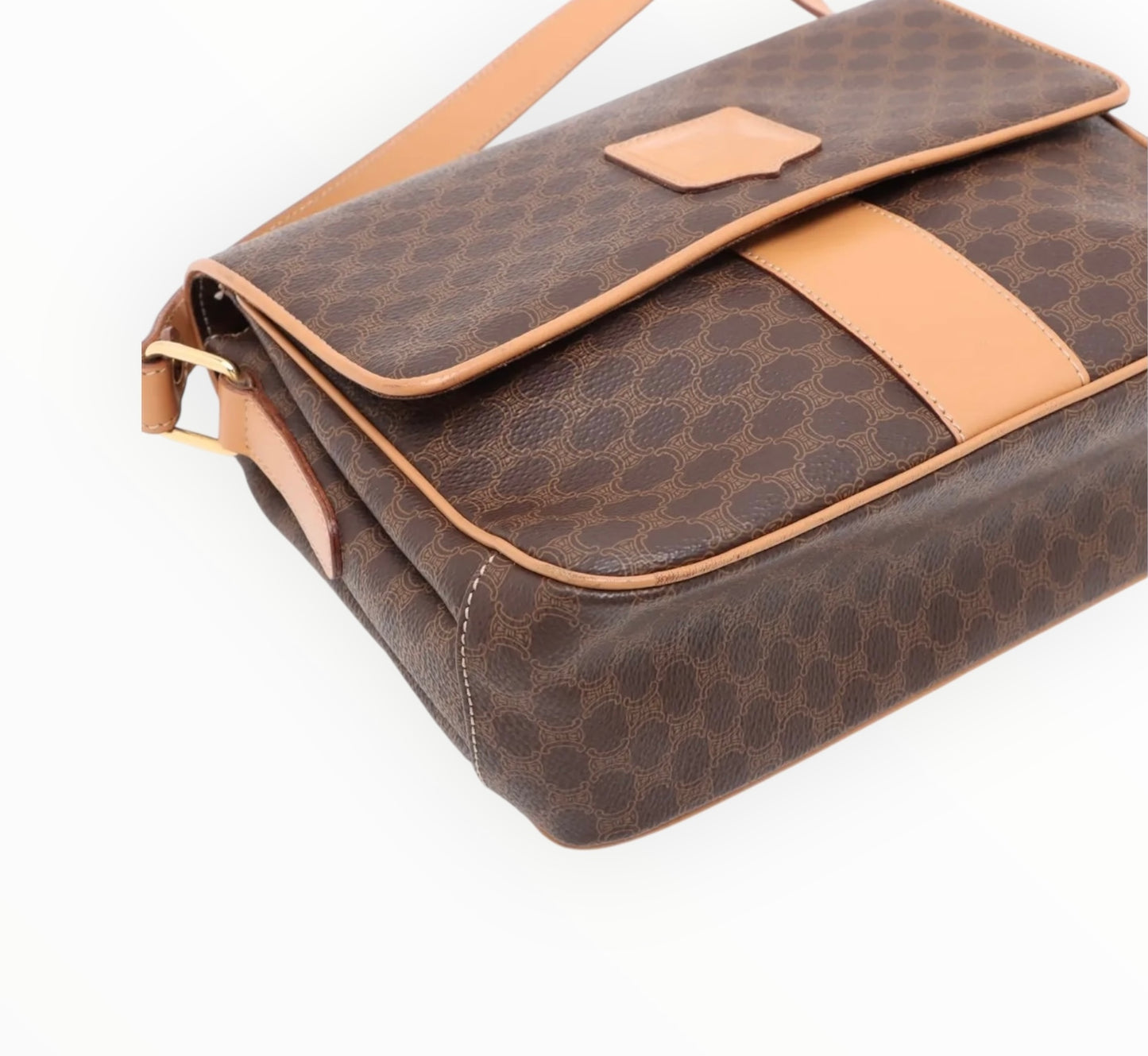 Celine Macadam Triomphe Crossbody Bag - W23.5cm x H18.5cm x D8.5cm