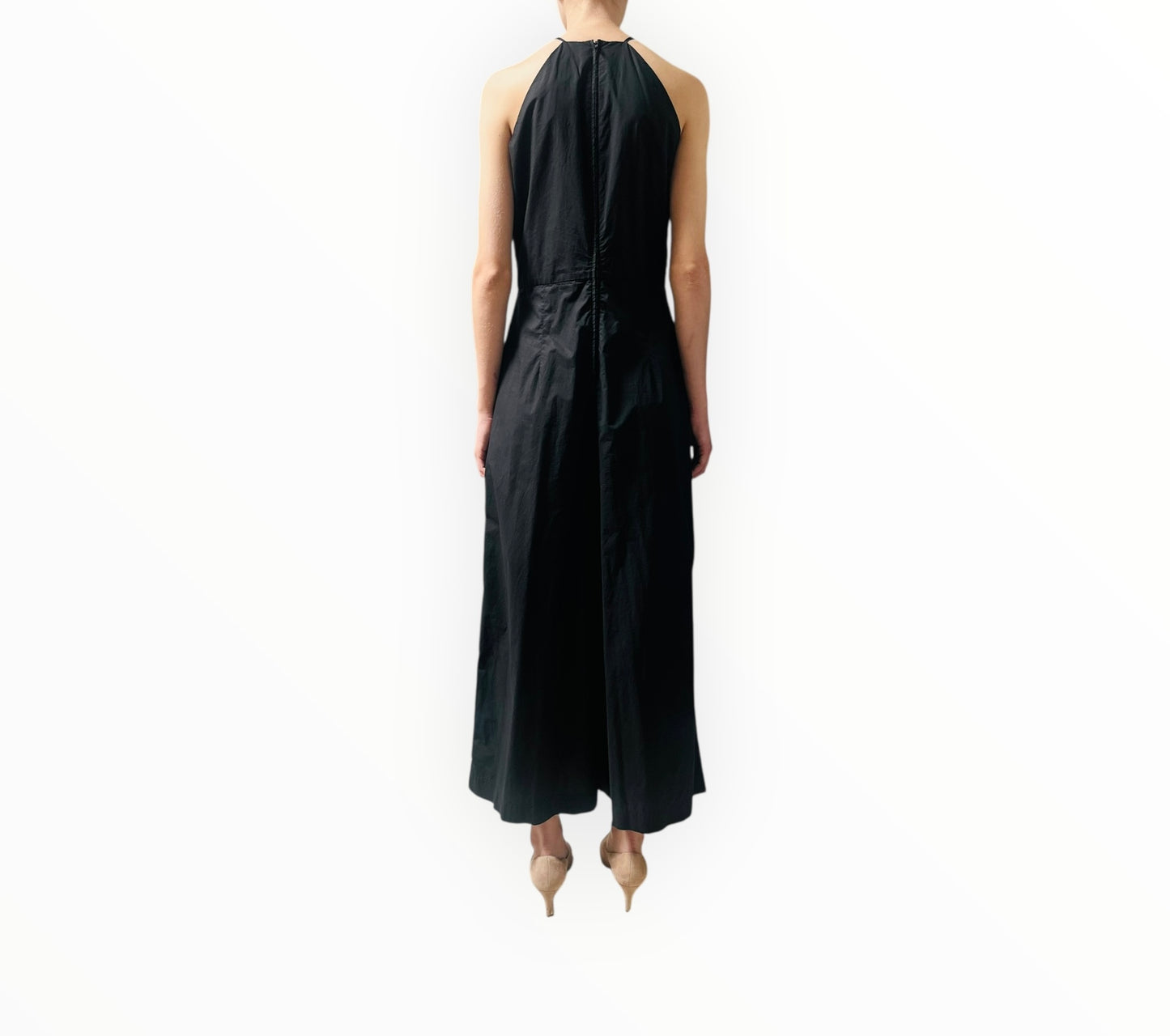Scanlan Theodore Halter Style Jumpsuit - Black - Size 12