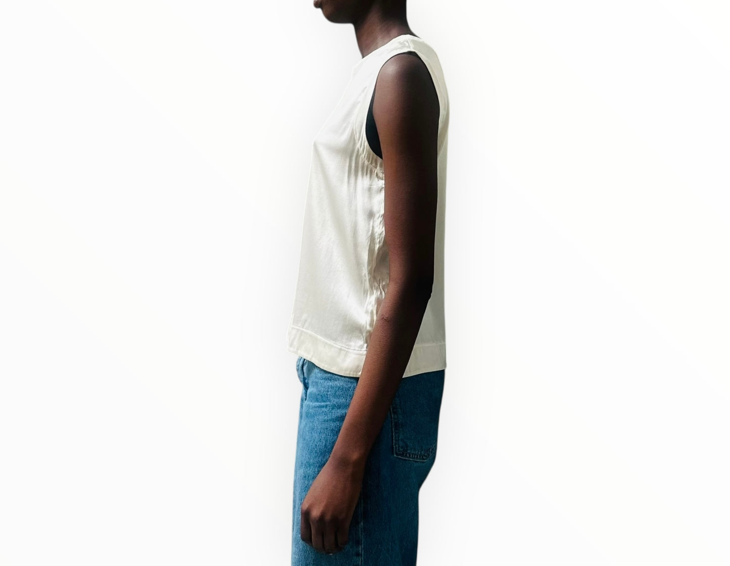 Transit Silk Tank - Cream - Size 2