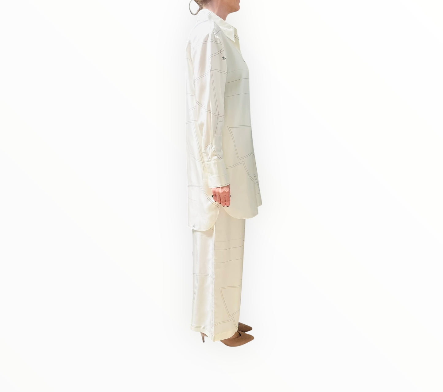 Rohe Spring Pant + Shirt - White - Size 34