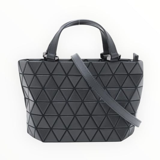 Issey Miyake Bao Bao Crystal Matte Bag - Black - Size W21cm x H16cm x D11cm