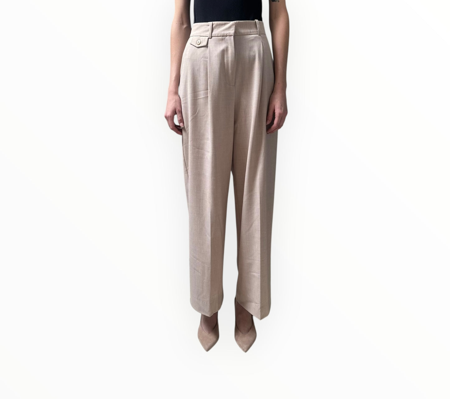 Samsoe Samsoe Saoirse Pants - Oatmeal - Size XS