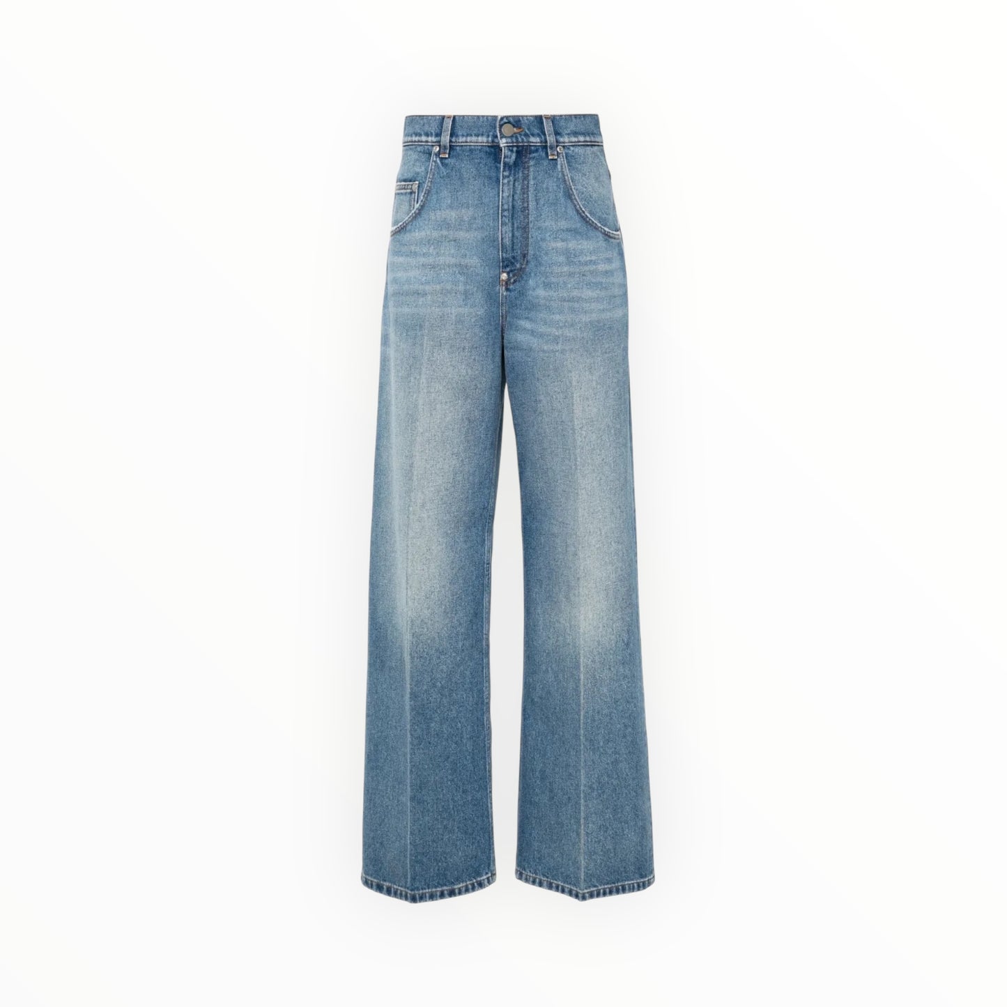 Stella McCartney High Rise Jeans - Blue - Size 24