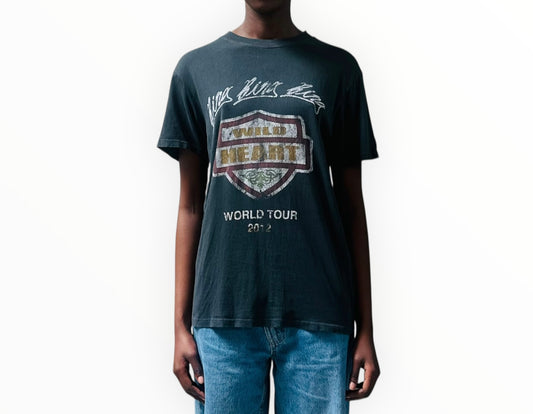 Anine Bing Lili World Tour Tee - Black - Size XS