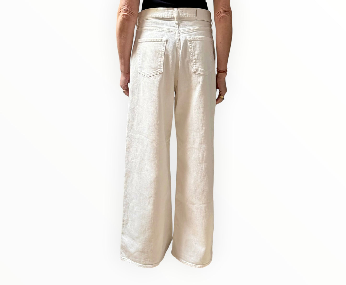 7 For All Mankind Zoey Jeans - White - Size 28