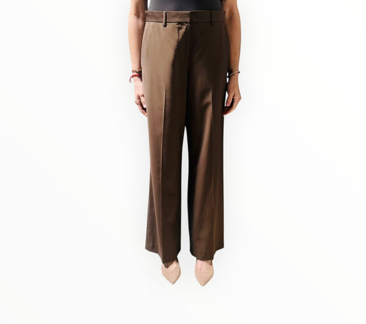Matteau Wool Blend Pants - Brown - Size AU10