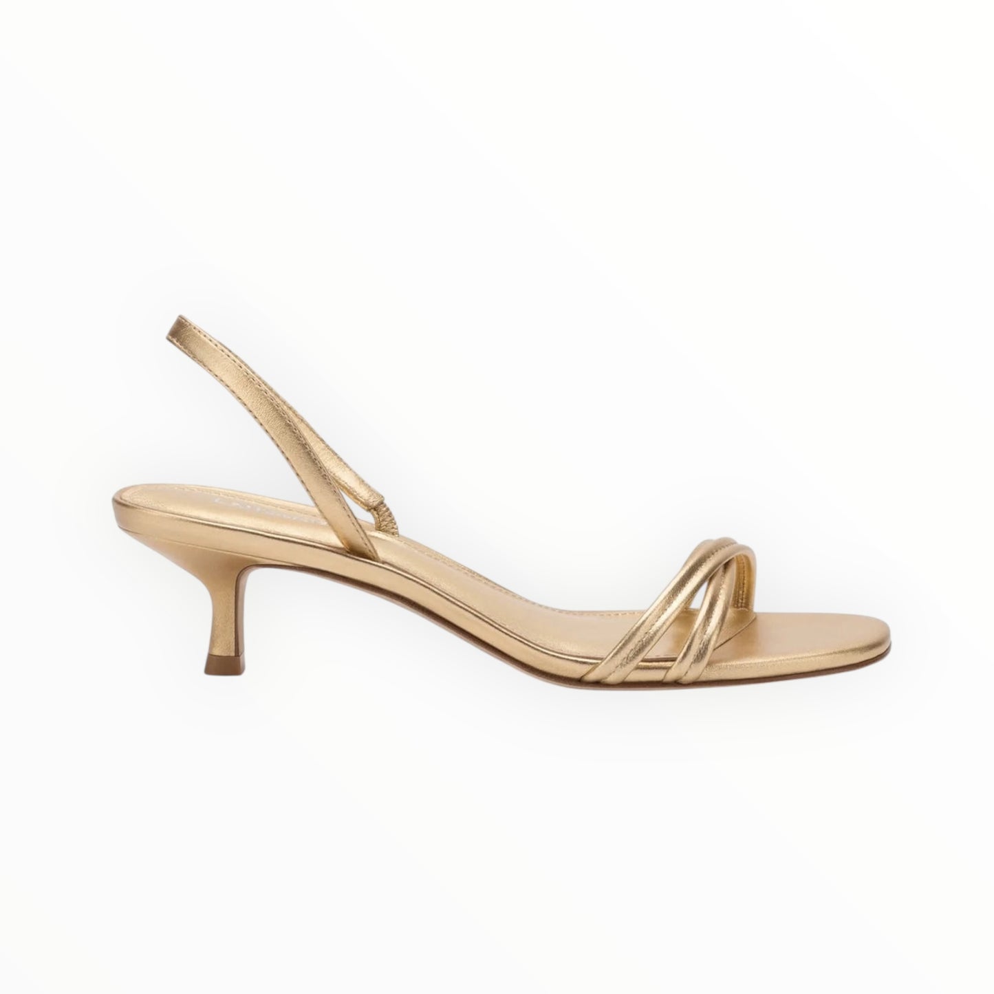 Larroude Mini Annie Sandal - Gold - Size 9