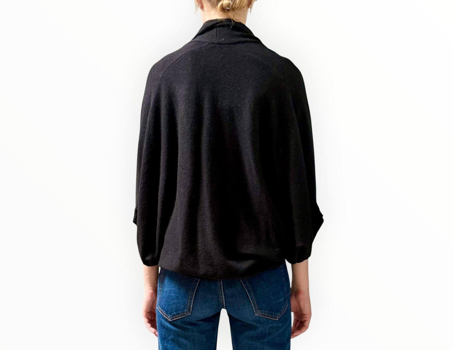 Vince Cashmere Capelet - Black - Size S