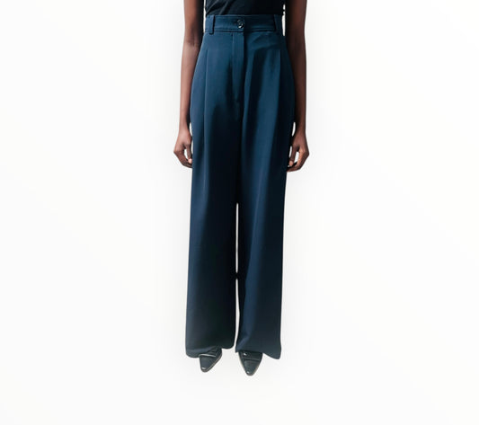 Scanlan Theodore High Waisted Pants - Navy - Size AU6