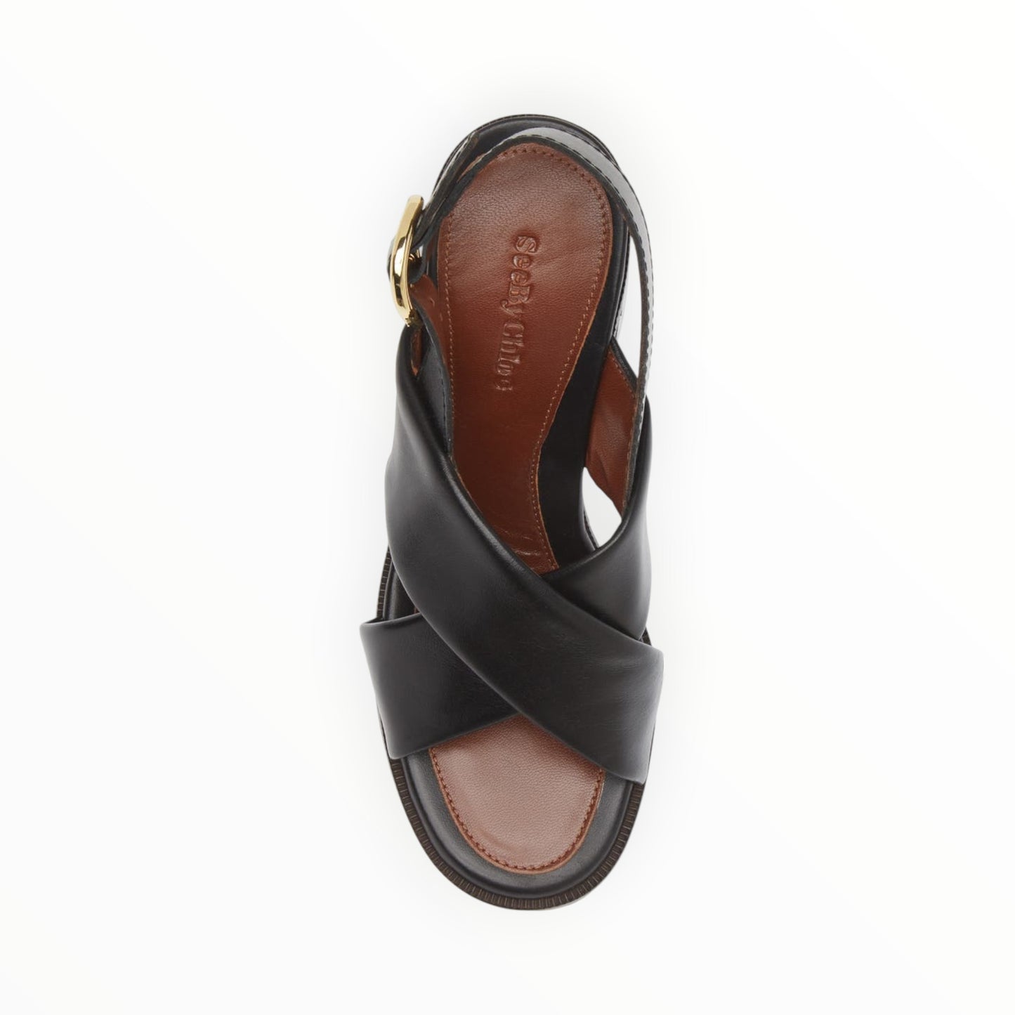 See by Chloe New Gaucho Sandals - Black - Size 40