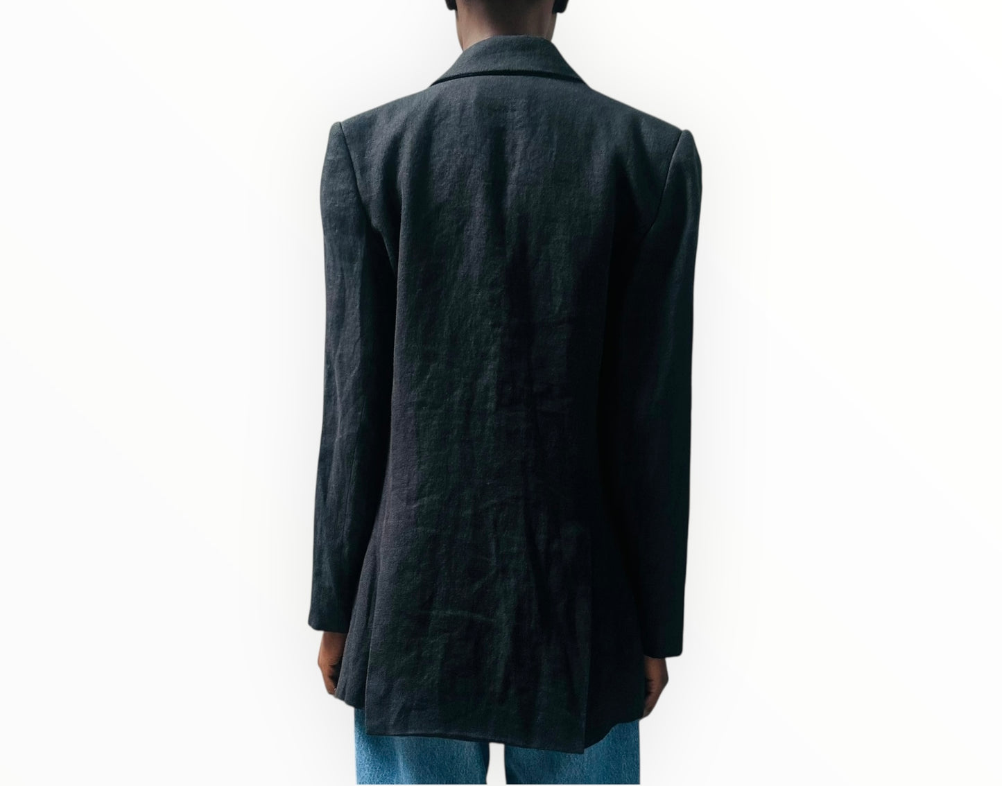 St Agni Split Sleeve Blazer - Black - Size S