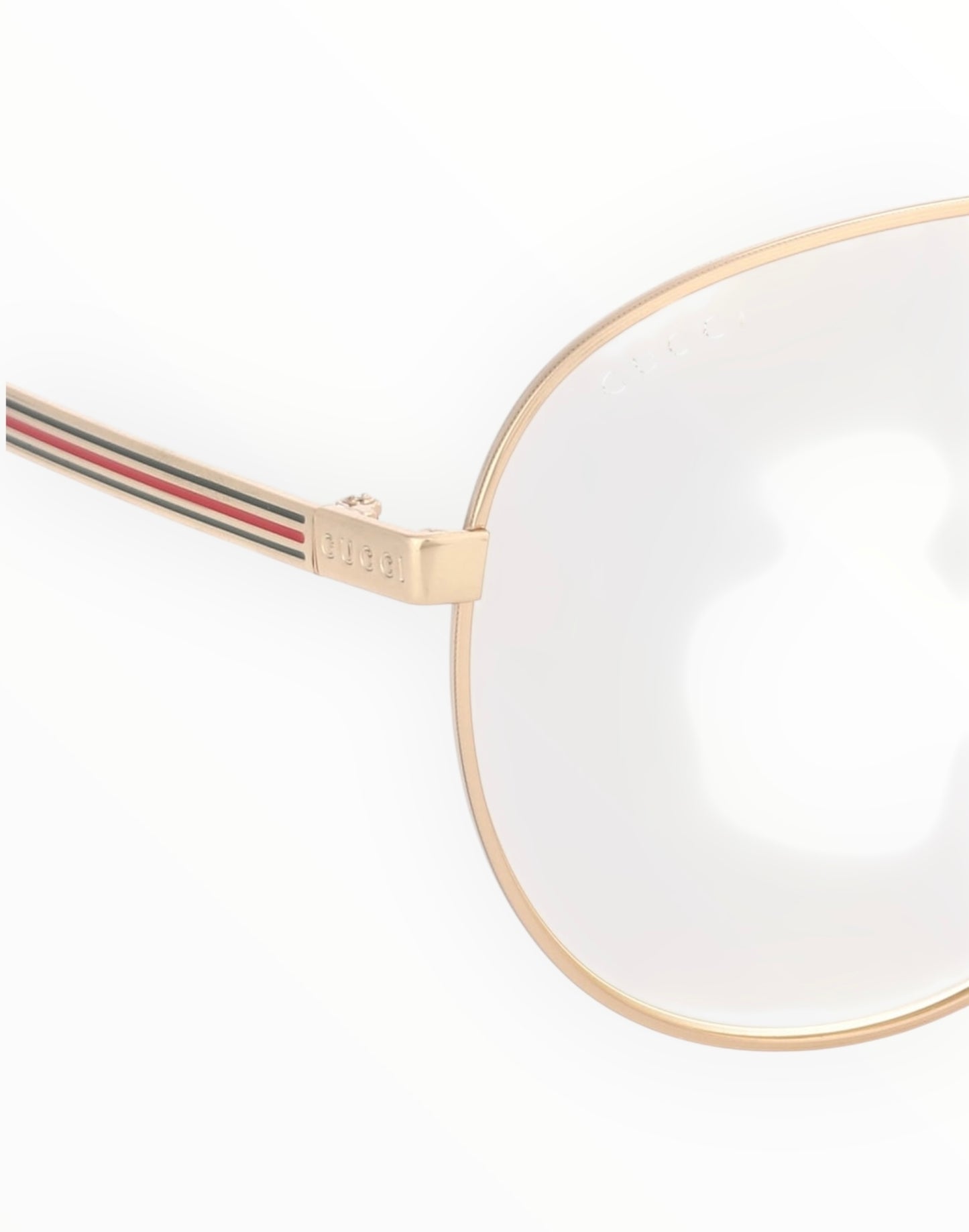 Gucci Clear Glasses - Gold.