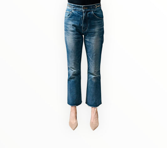 Celine Straight Leg Jeans - Blue - Size 27