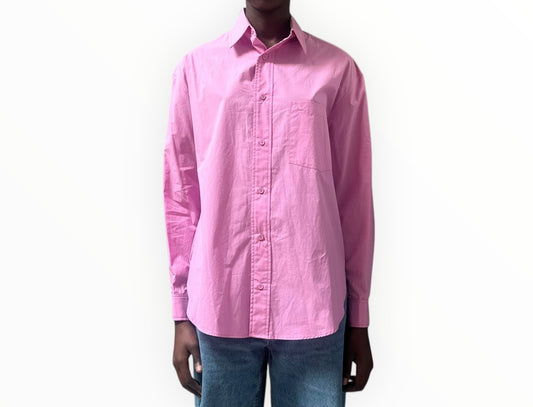 Matteau Button Through Shirt - Pink - Size AU6