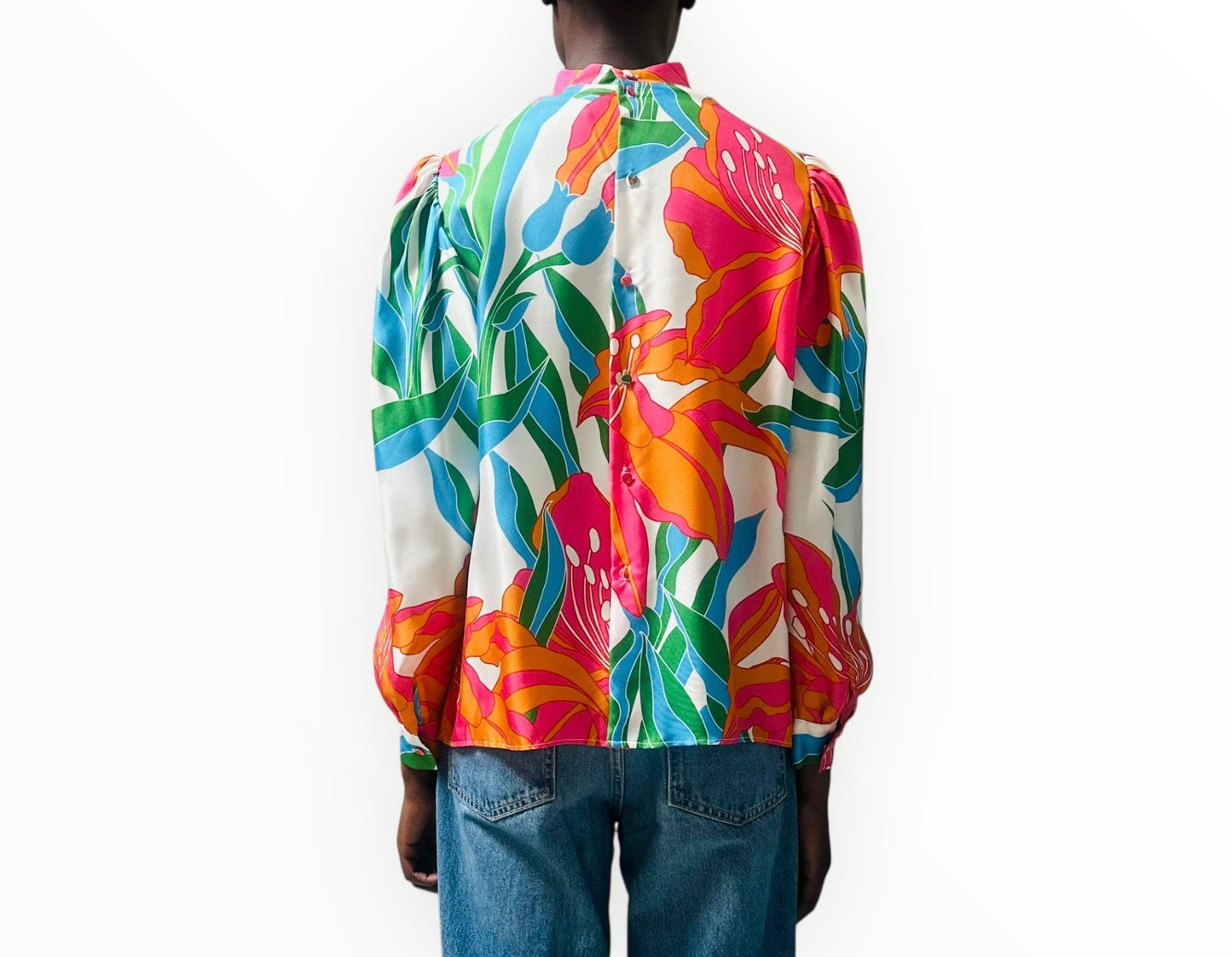 La Prestic Ouiston Floral Graphic Top - Multi - Size 1