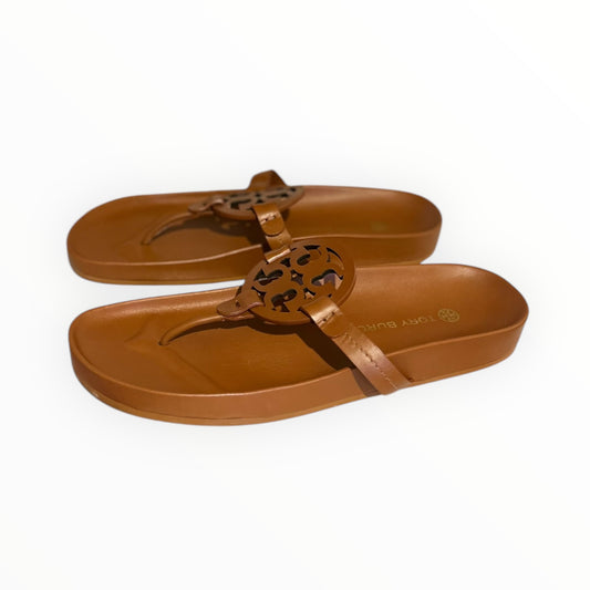 Tory Burch Miller Cloud Sandals - Tan - Size 11