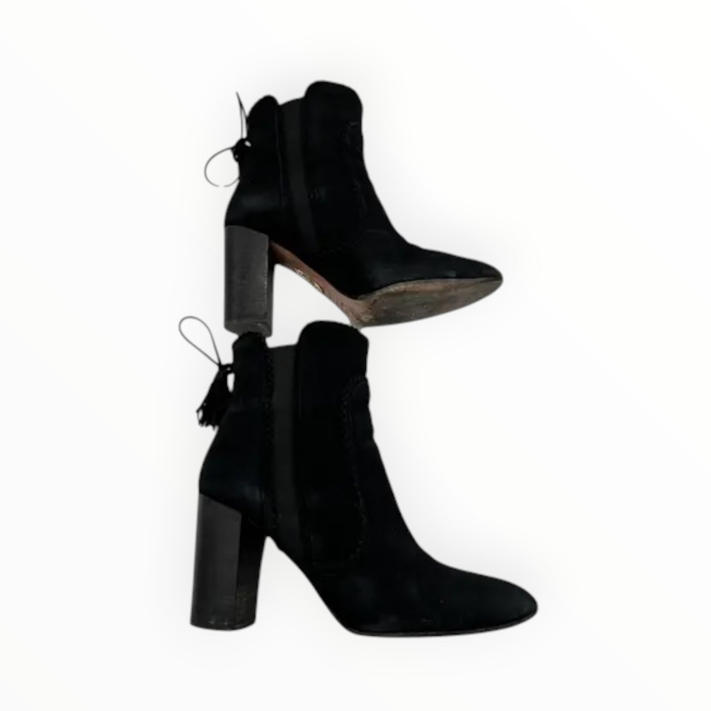 Aquazzura Tristan Bootie - Black - Size 40