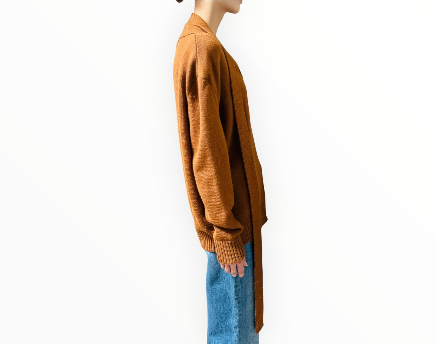 Monse 'M' Letter Jumper - Cognac - Size S