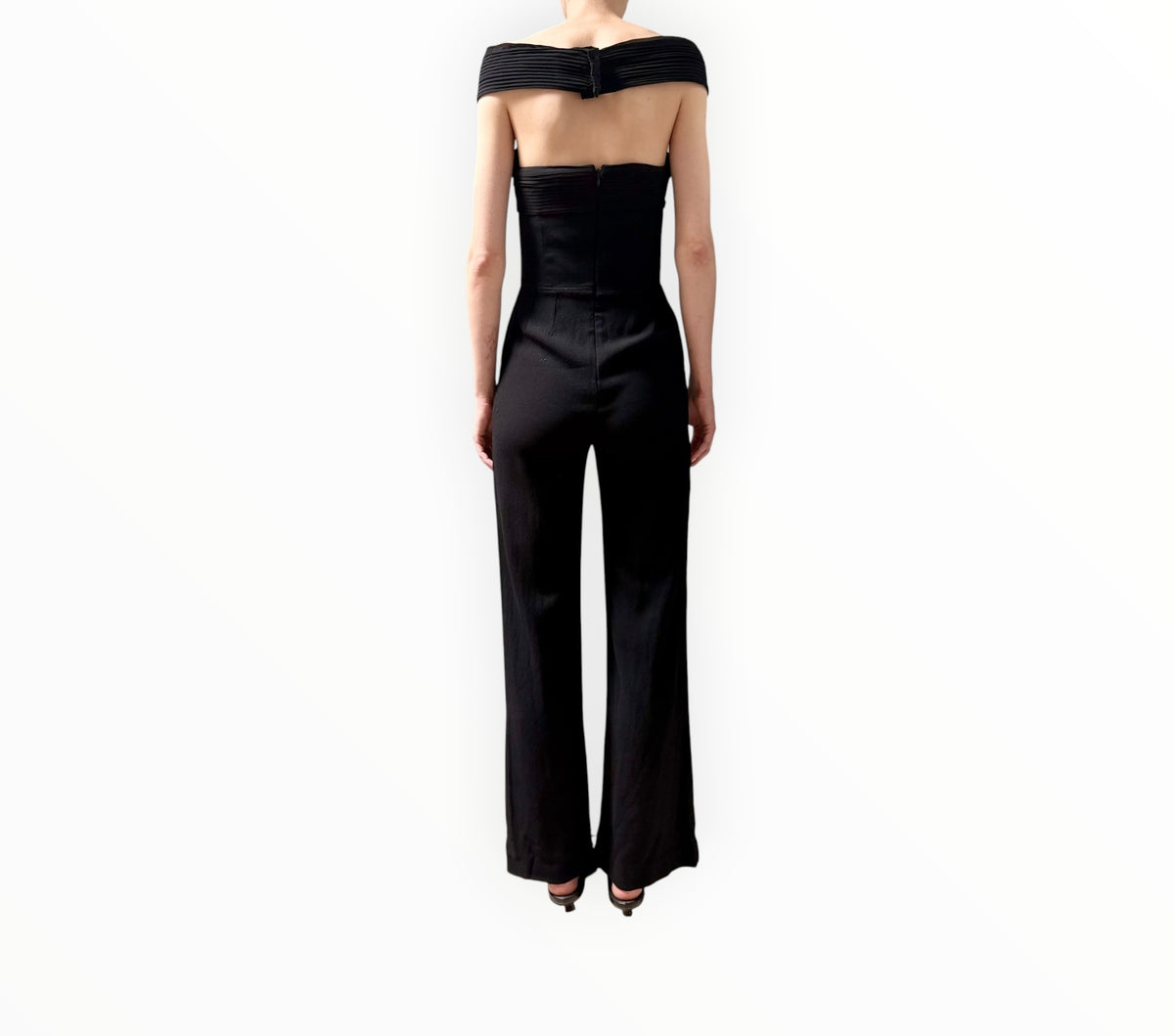 RT0006516 - Gabriela Hearst Jumpsuit - Black - SIze 38