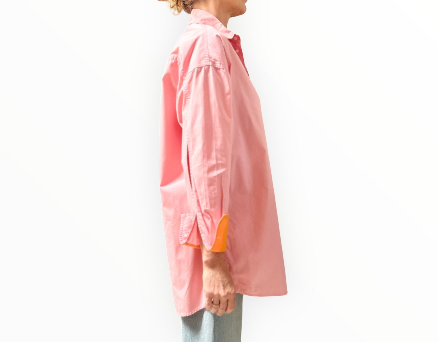 Bassike Double Pocket Shirt - Pink - Size 1