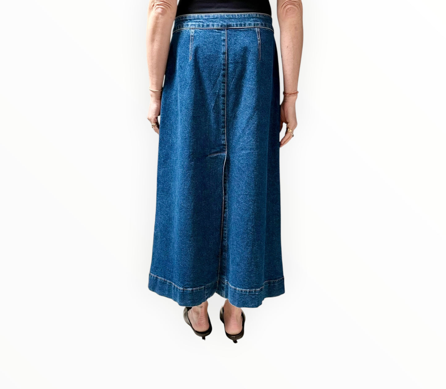 Ganni Denim Skirt - Blue - Size 40
