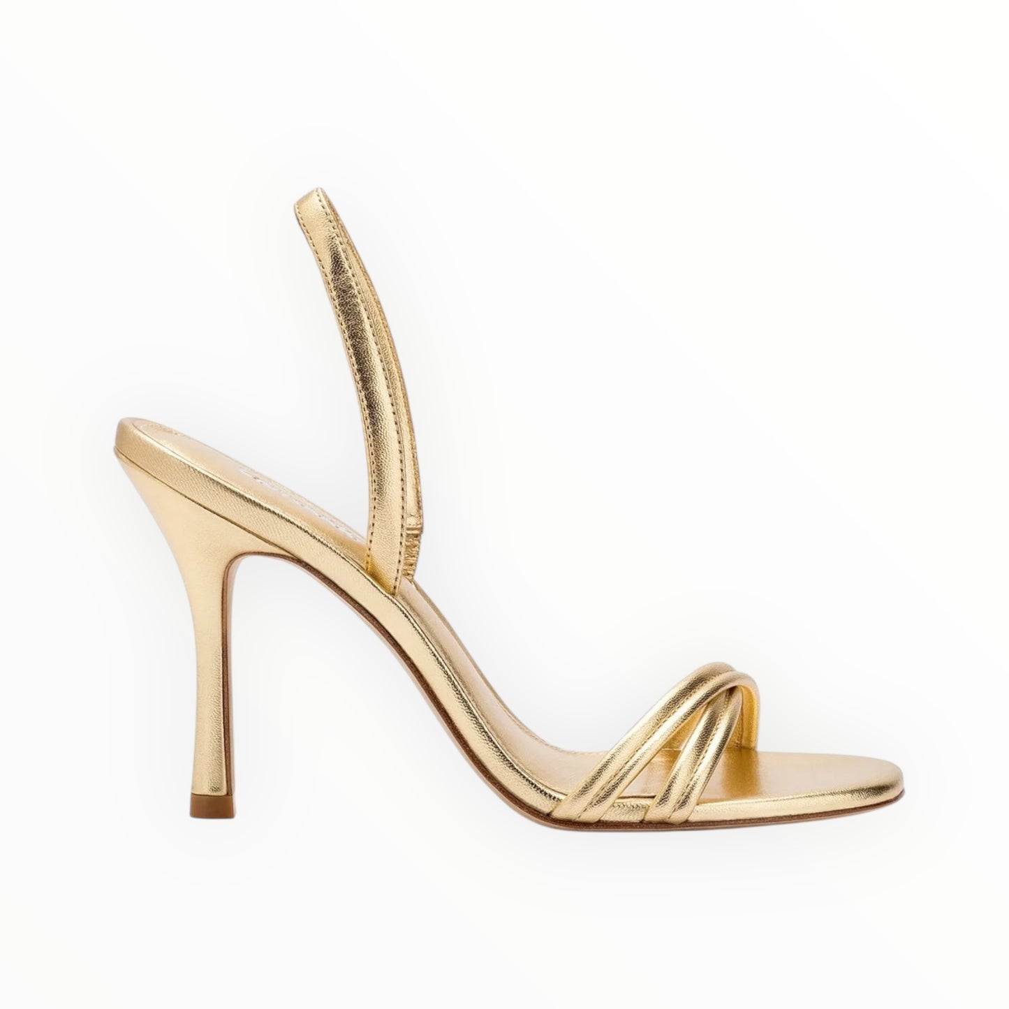 Larroude Annie Sandal - Gold - Size 9