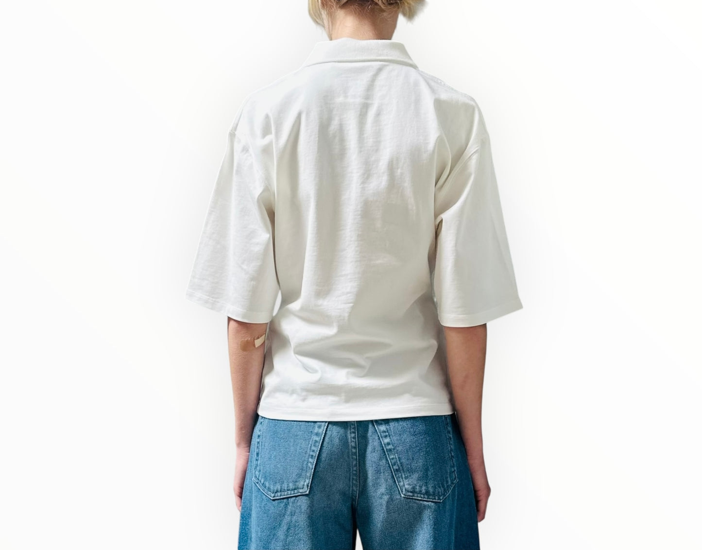 Camilla and Marc Nerine Polo Shirt - White - Size AU8