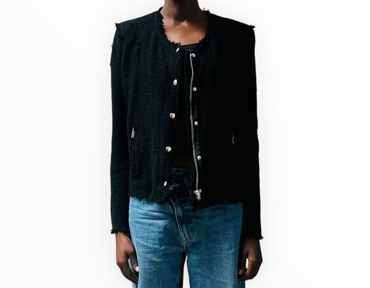 Iro Agnette Jacket - Black - Size 42
