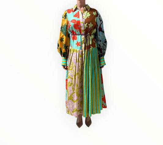 Alemais Sofie Shirt Dress - Multi - Size AU8