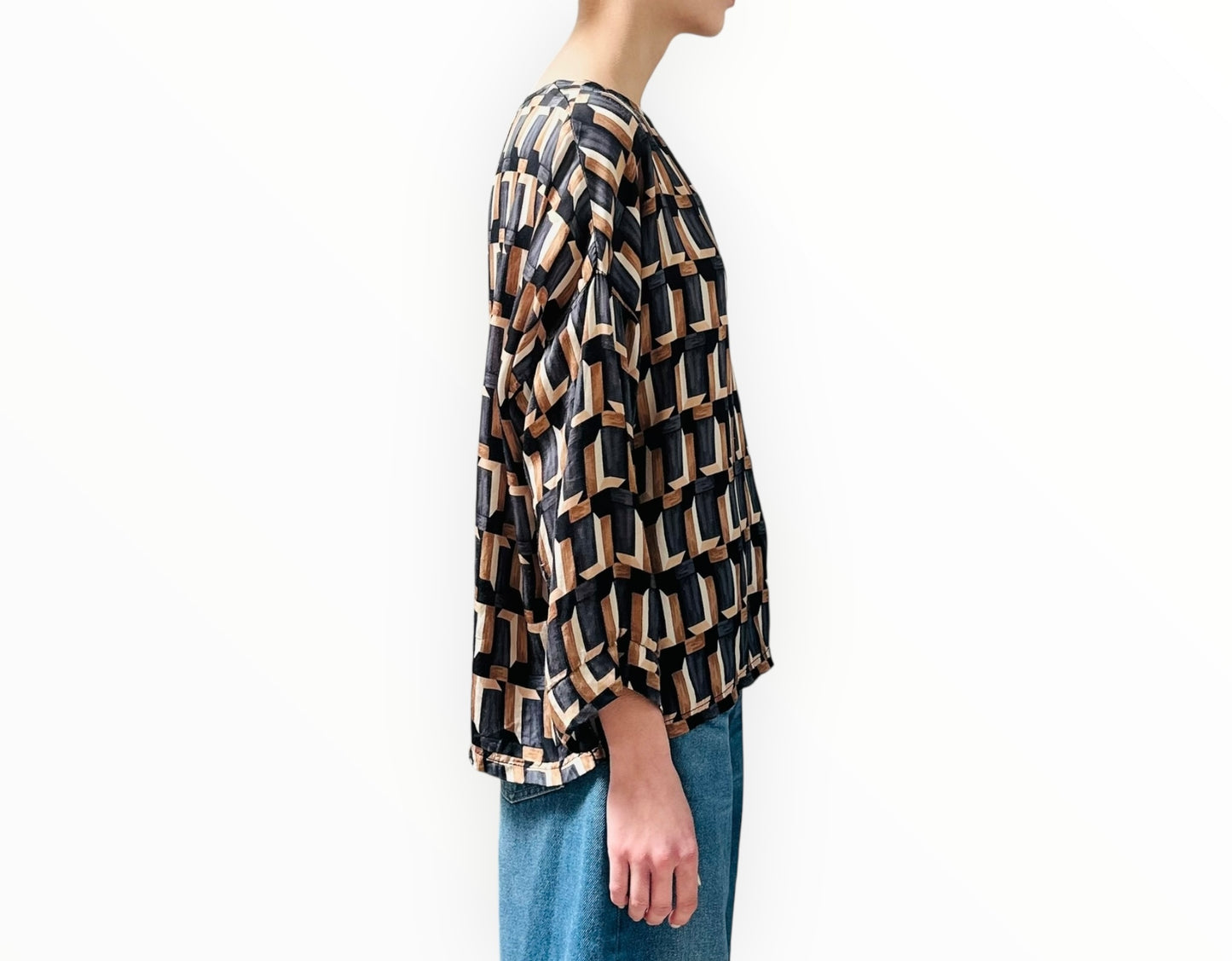 Flor Graphic Print Shirt - Multi - Size OS