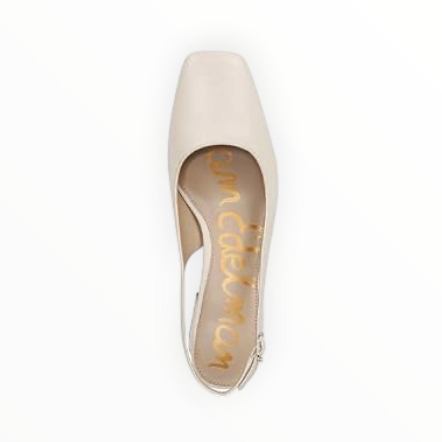 Sam Edelman Square Toe Slingbacks - Cream - Size 8.5