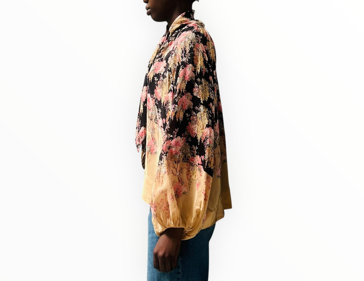 By Timo Tie Front Shirt - Multi - Size M