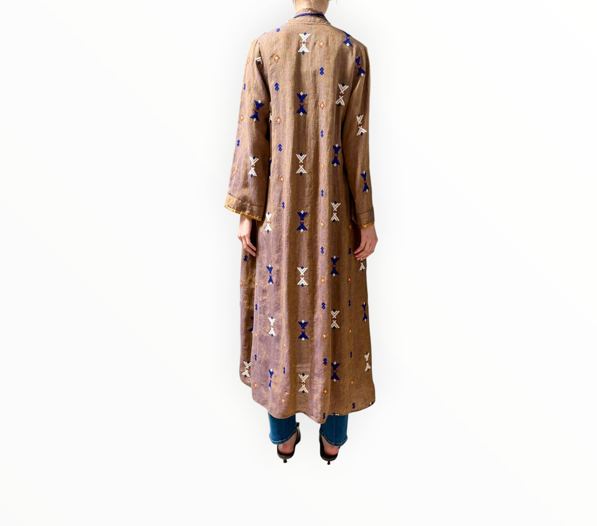 RT006500 - Forte Forte Embroidered Coat - Multi - Size 1