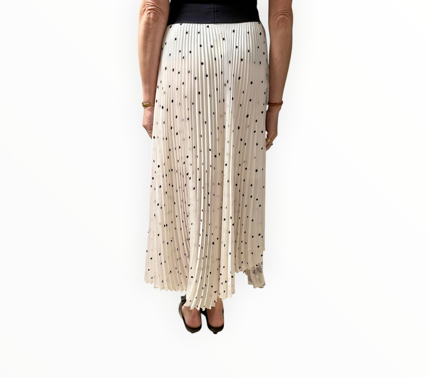 A.L.C Pleated Skirt - Black/White - Size AU10