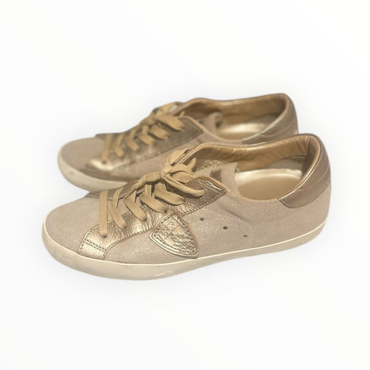 Philippe Model Paris Prxs Tennis Sneakers - Gold - Size 39