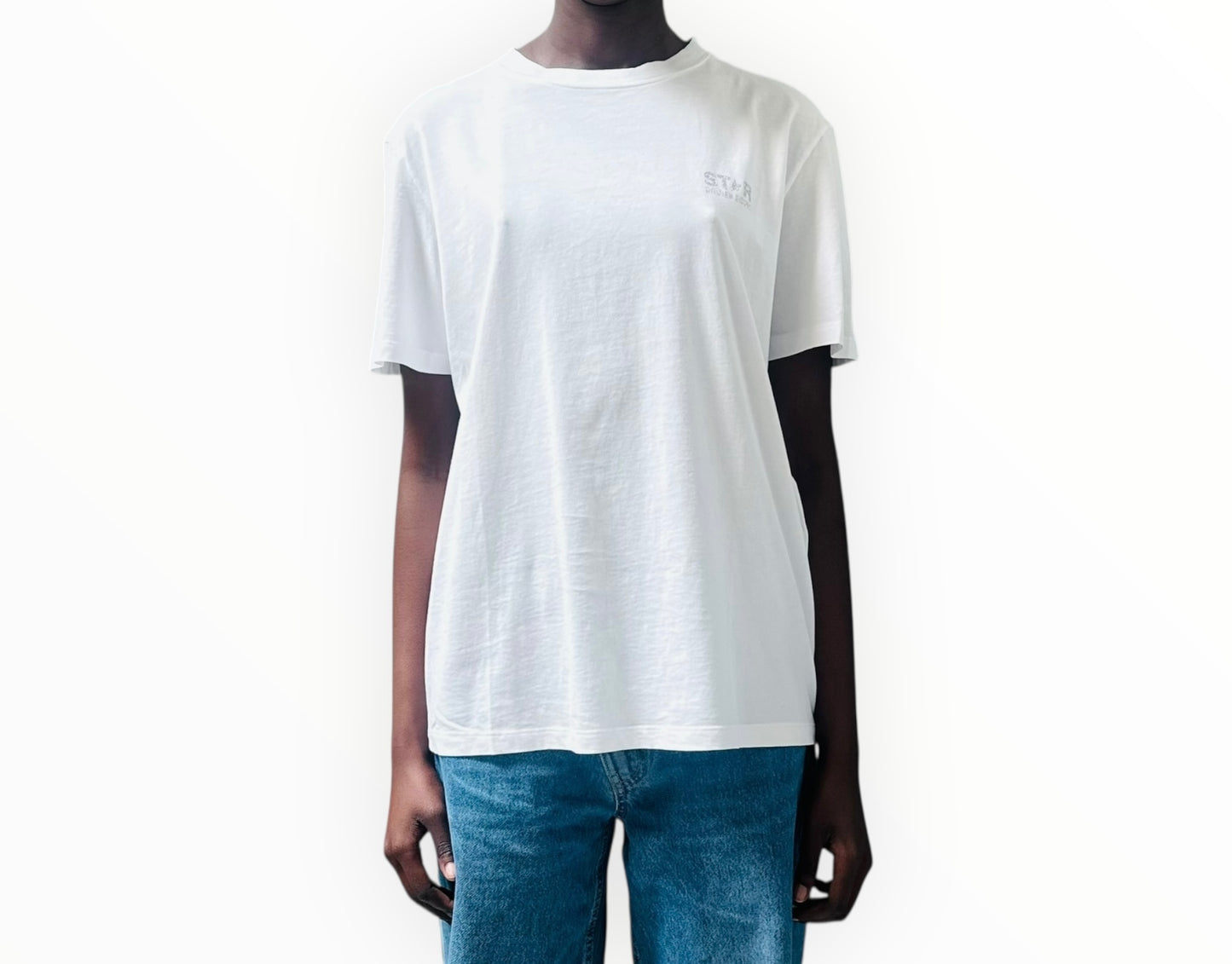 Golden Goose Star Tee - White - Size M